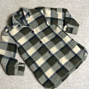 Green Madewell Plaid Shacket